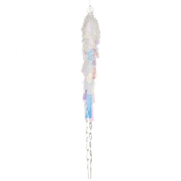 Regency International Hanging Ornament, 11 inches, Iridescent