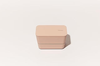 TAKENAKA Bento Lunch Box, Flat Dual Eco-Friendly and Sutainable Bento box from Japan (Matte Candy Pink)