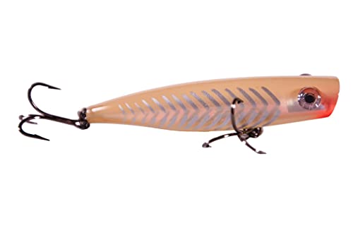 Mirrolure C36MR-BNSB Poppa Mullet C-Eye Pro Series Bn Bk/Bn/Silver Bones 3 5/8in 1/2oz