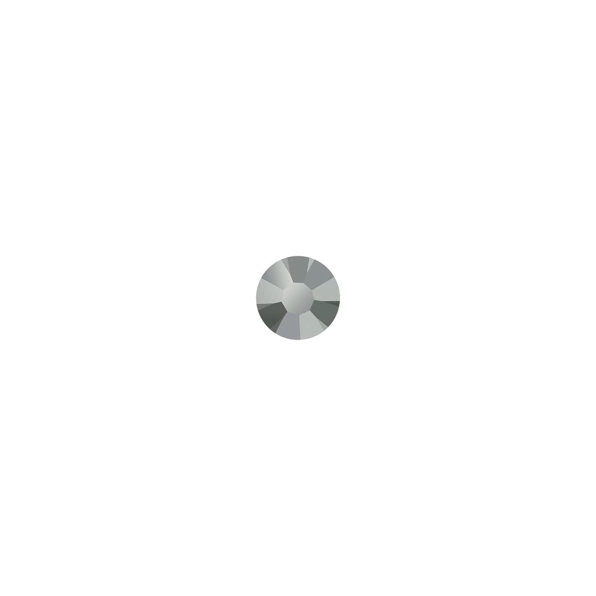Preciosa Craft Bead, SS20, Jet Silver Flare