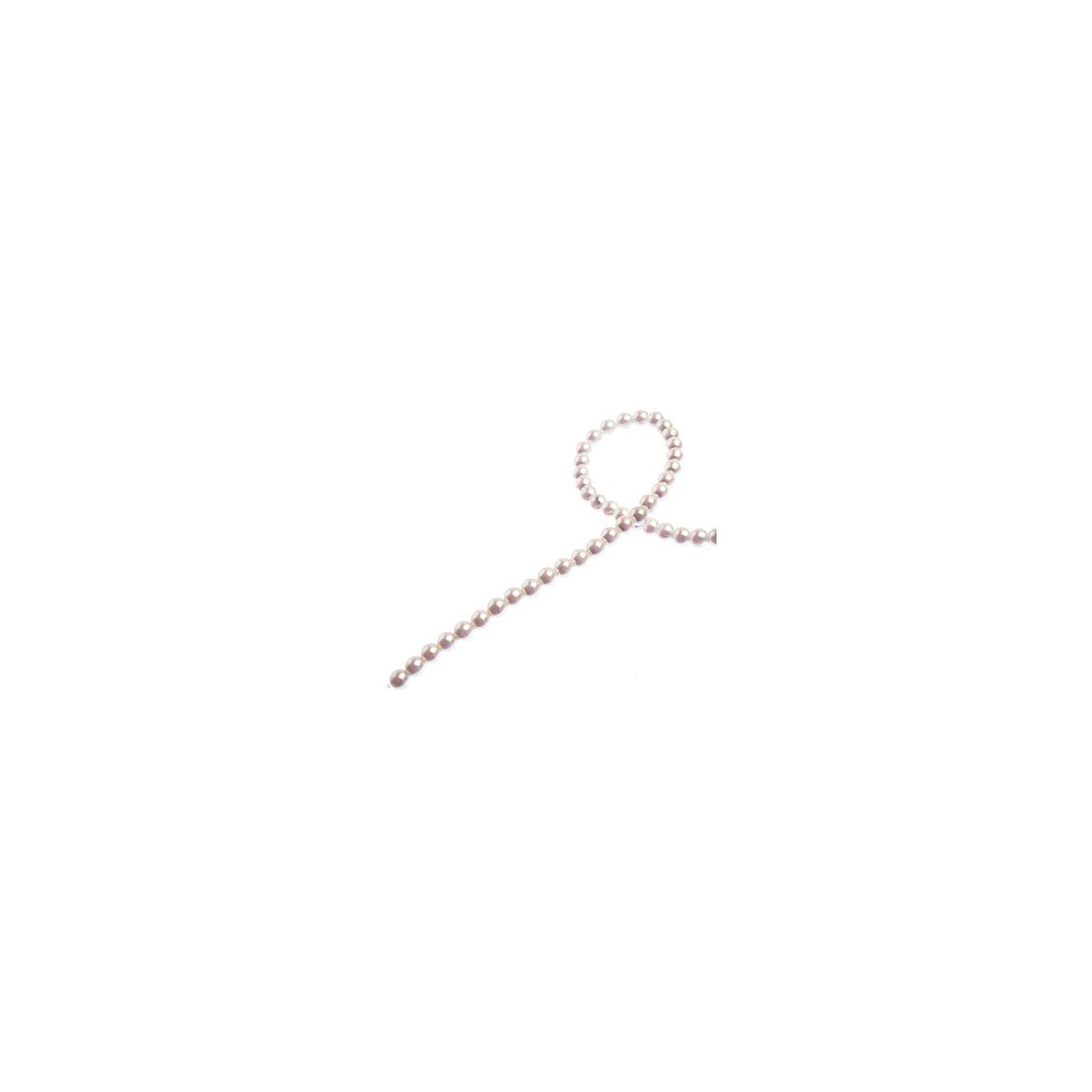 John Bead Craft Bead, 4mm, Iridescent White