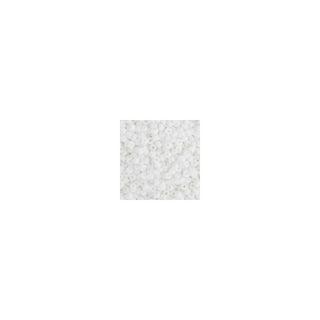 John Bead Craft Bead, 8/0, Chalk White Opaque