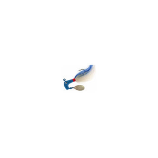 Road Runner Fishing Hook, 1 oz, White/Red-throat white