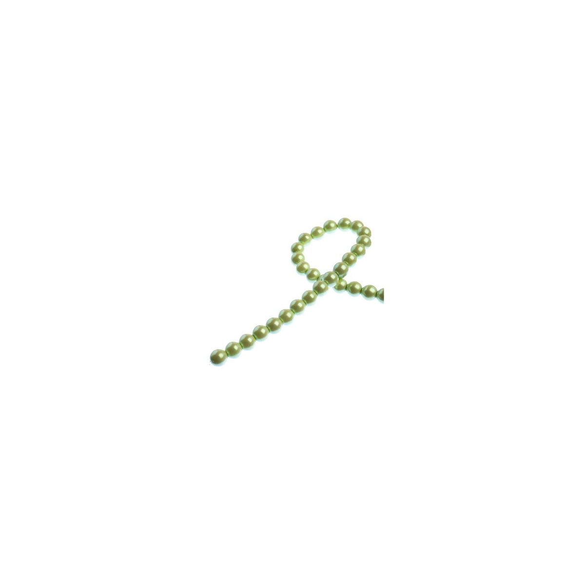 John Bead Craft Bead, 6mm, Iridescent Light Pea