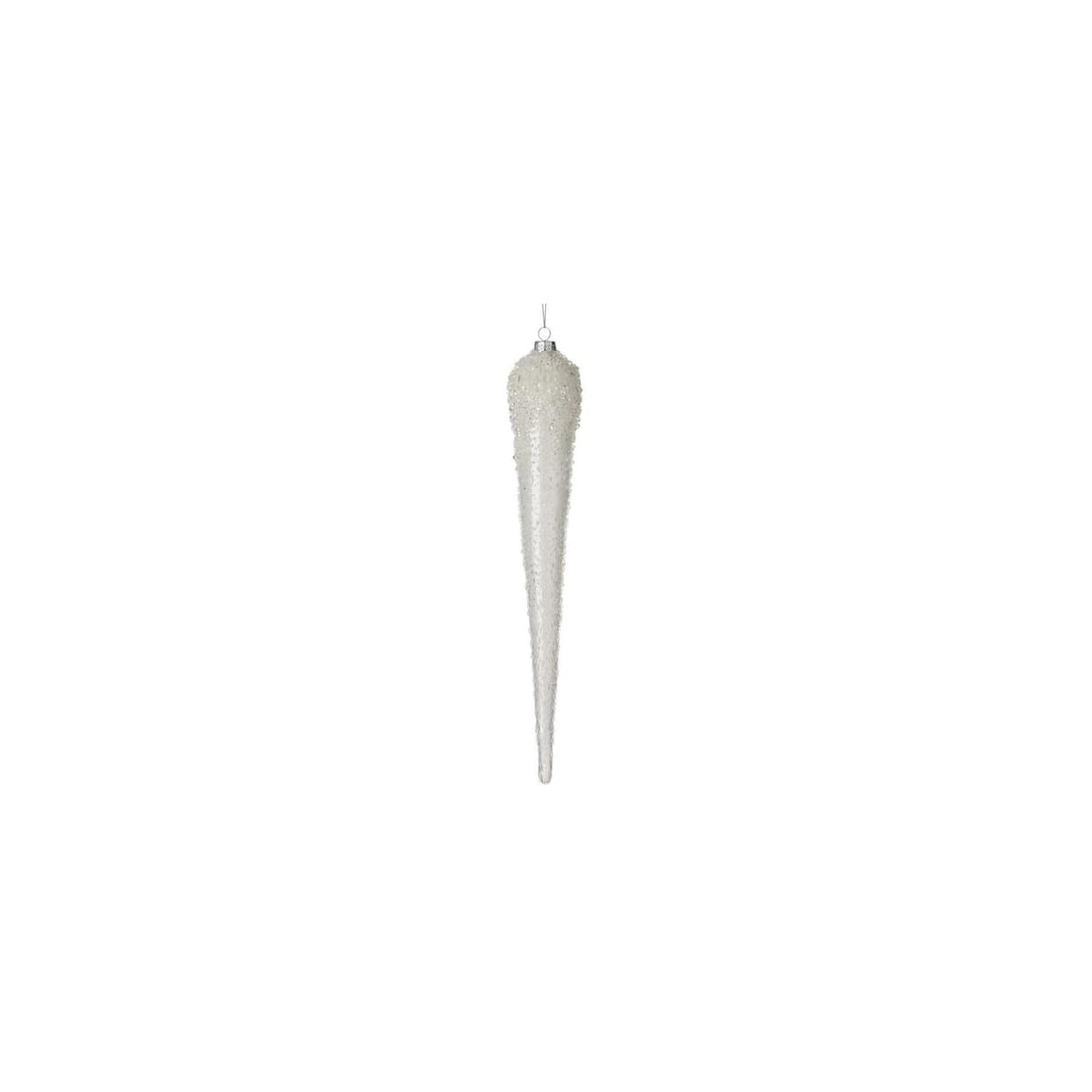 Regency International Hanging Ornament, White Clear