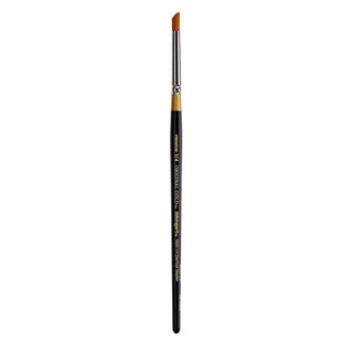 KINGART Original 9850 Series, Golden Taklon Deerfoot Stippler, Size 1/4, Black/Gold