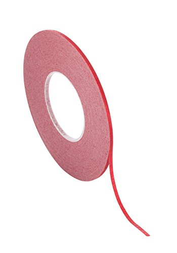 Chartpak Graphic Art Tape, 1/16 W x 648 L Inches, Red Crepe, 1 Roll (BGCP6202)