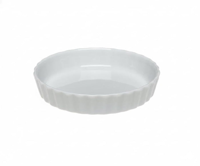 Pillivuyt Porcelain Small 5-1/4-Inch Individual Tart/Creme Brulee Dish
