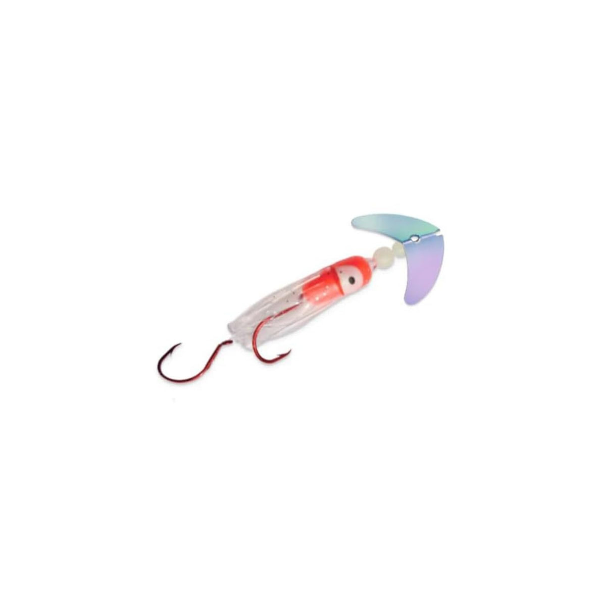 Mack's Lure Fishing Hook, 4, UV Glo Burst/UV Chartreuse