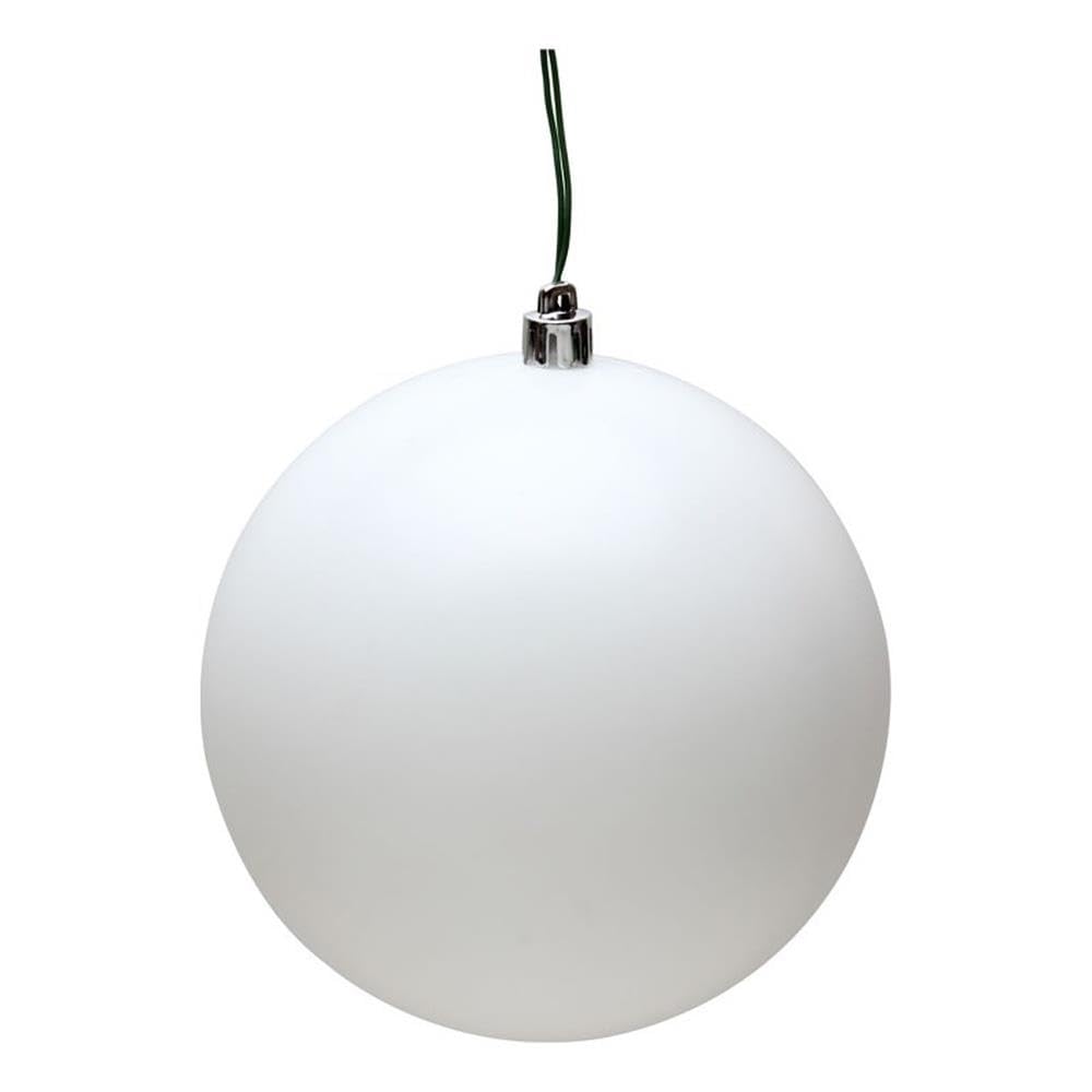 Vickerman Hanging Ornament, unspecified, White Matte