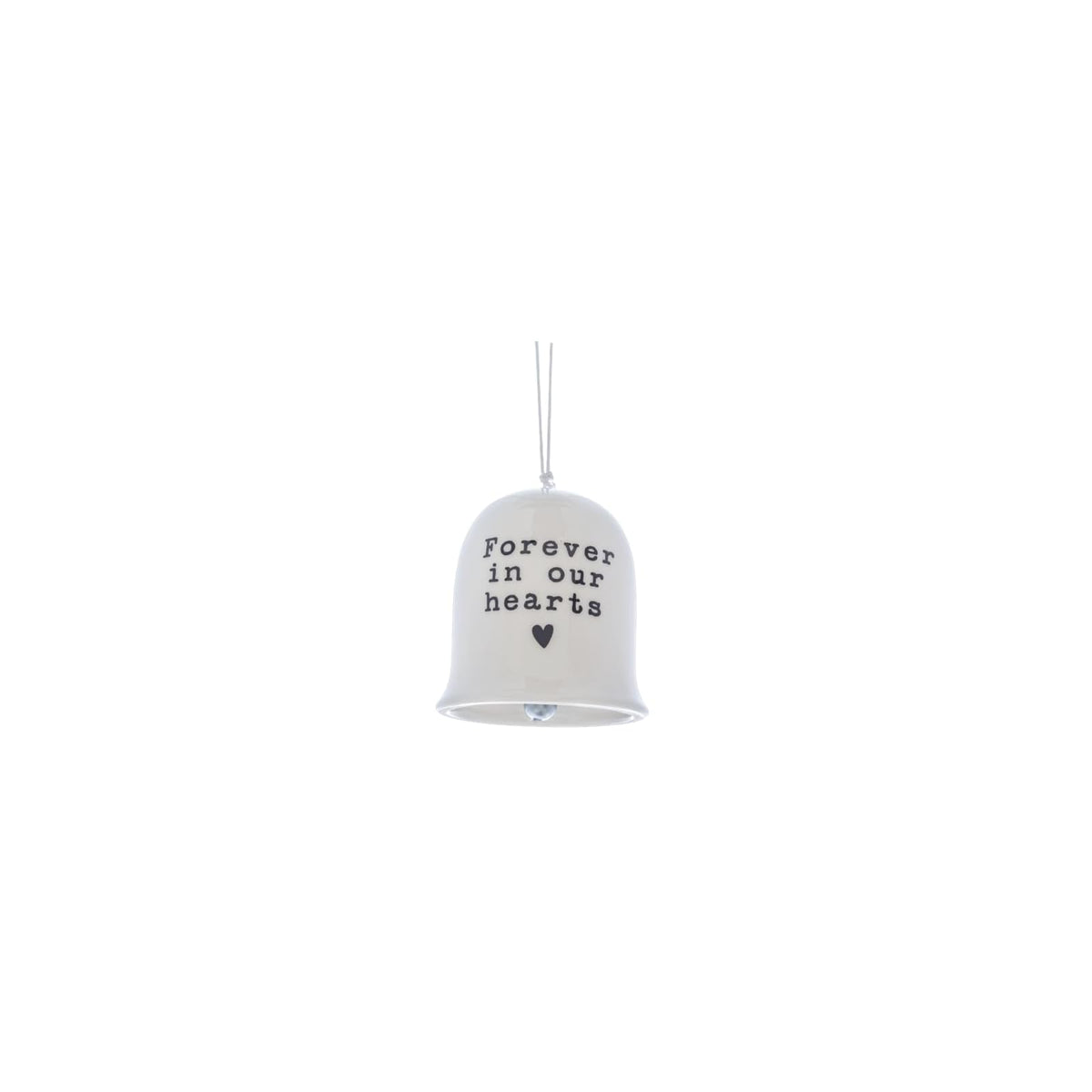 Ganz Hanging Ornament, White/Black