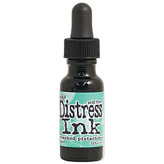 Ranger Tim Holtz Distress Ink January Cracked Pistachio Re-Inker, 0.5 oz