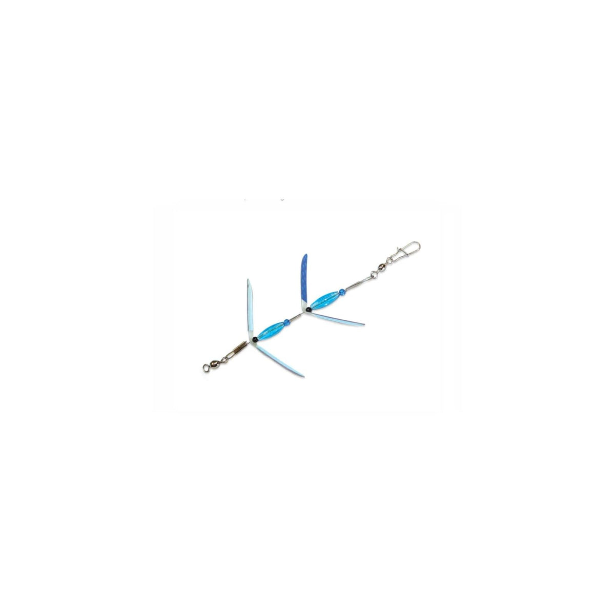 Mack's Lure Fishing Hook, 1/10 oz, Blue Silver Mirror