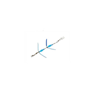 Mack's Lure Fishing Hook, 1/10 oz, Blue Silver Mirror