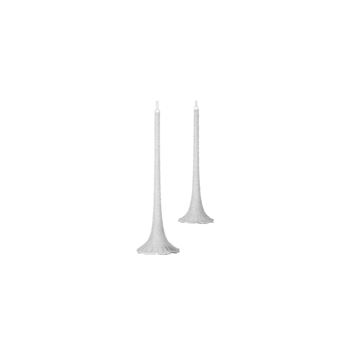 Regency International Candle Holder, White Iridescent