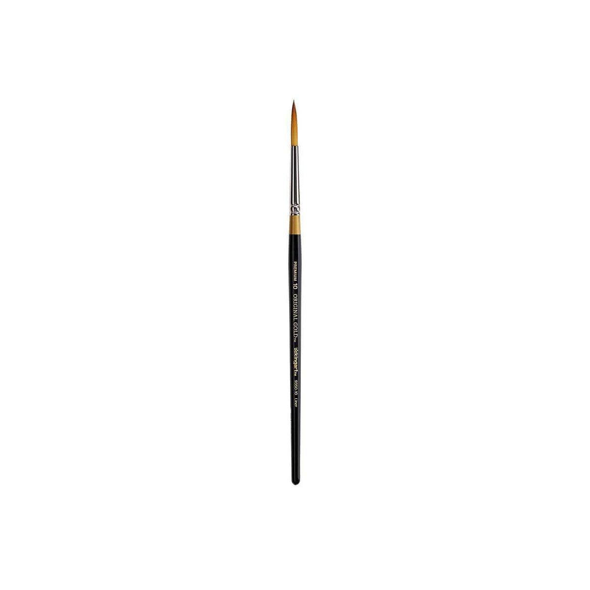 KINGART Paint Brush, 10, Black/Gold