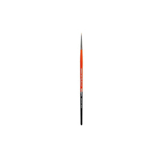 KINGART Paint Brush, 10/0, Black,orange