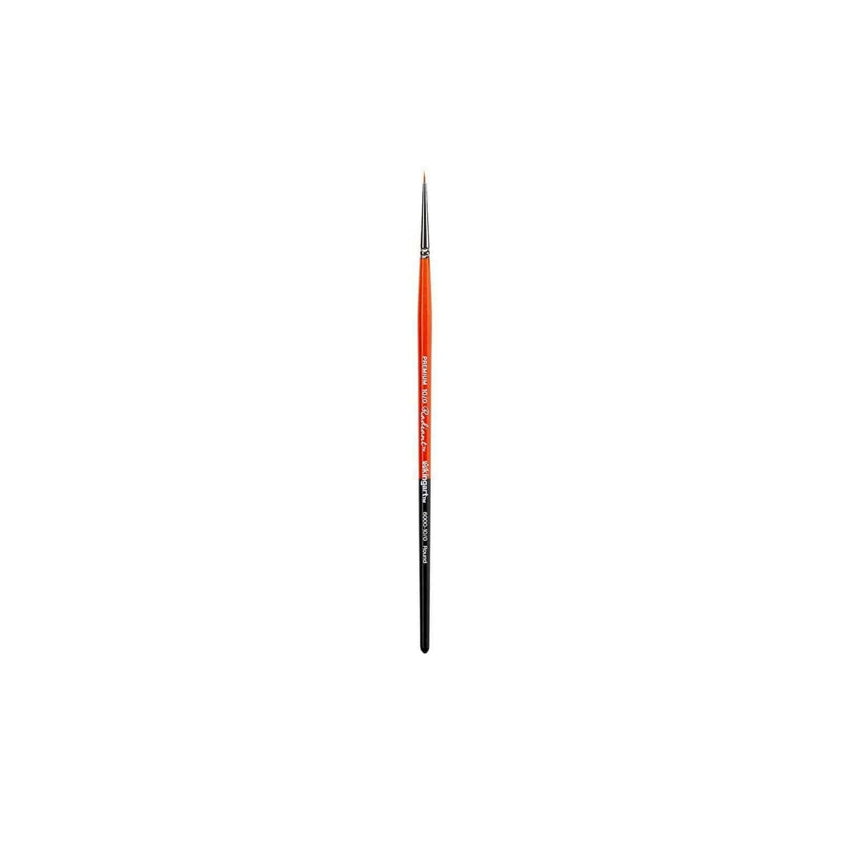 KINGART Paint Brush, 10/0, Black,orange