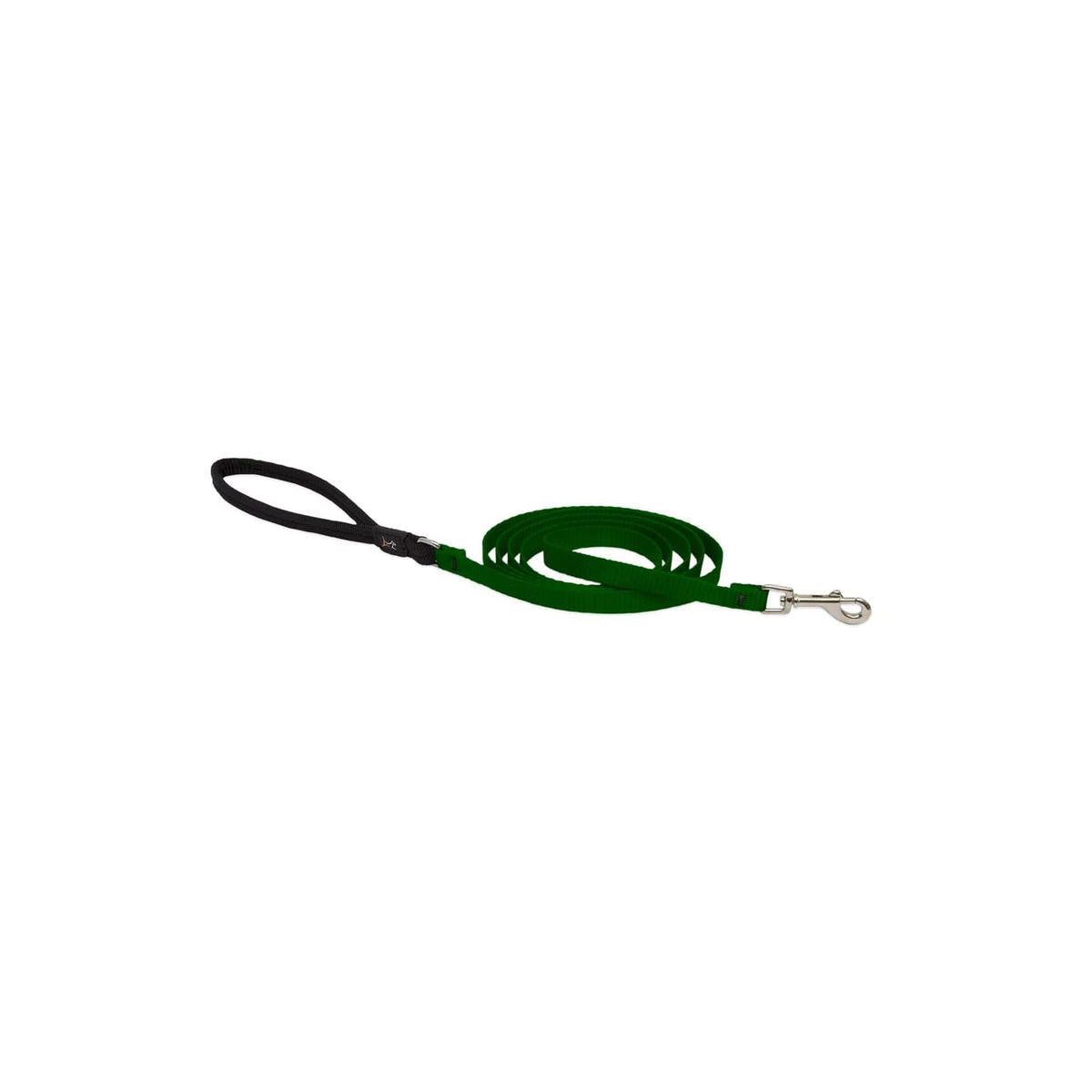LupinePet Leash, Leash - 1/2"W; 6-Foot, Green