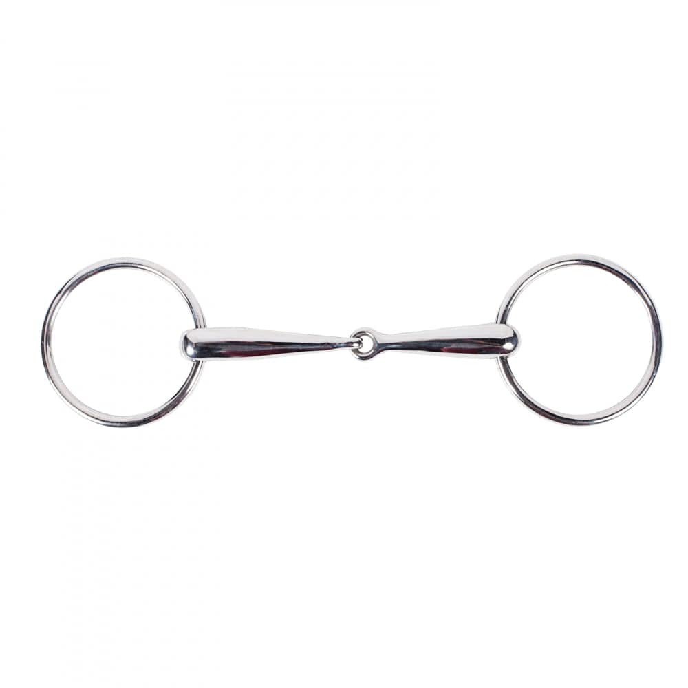 HORZE Loose Ring Snaffle Bit - 55mm Rings - 4