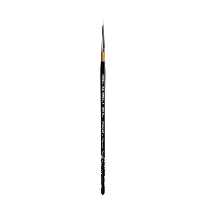 KingArt Original Gold 9050 Series , Premium Artist Brush, Golden TAKLON Script Liner-Size: 18/0