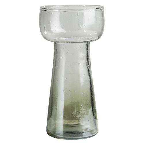 HomArt Lucidia Bulb Decorative Vase, 6.25-inch Height, Glass