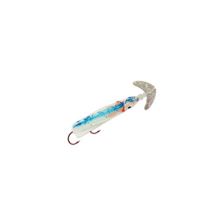 Mack's Lure Fishing Hook, 1.5", Transparent Silver Tiger