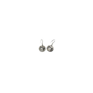Anju Earring, Pewter, Traditional