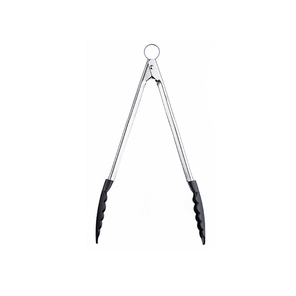 Browne & Co Cuisipro 12-Inch Non Stick Nylon Locking Tongs