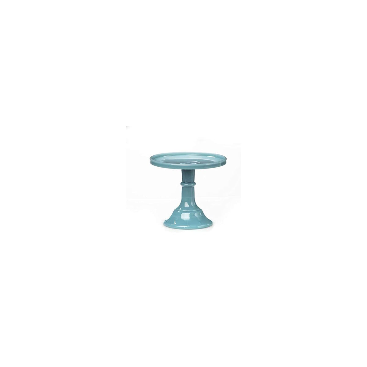 Mosser Glass Dishware Plate, 6 Inch, Blue