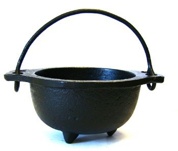 New Age Imports, Inc. Incense Holder, 3" Diameter, Black