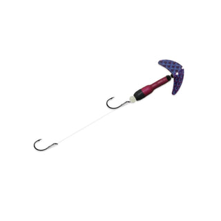 Mack's Lure Fishing Hook, #2, Purple Scale/Purple/Black