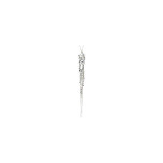 Regency International Hanging Ornament, 8-inches, Silver