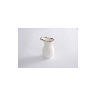 Pampa Bay Pitcher, 14 Ounces, White/Gold