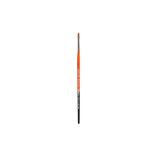 KINGART Paint Brush, 1/8, Orange & Black