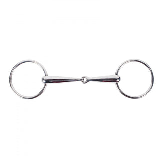 HORZE Loose Ring Snaffle Bit - 55mm Rings - 5.25