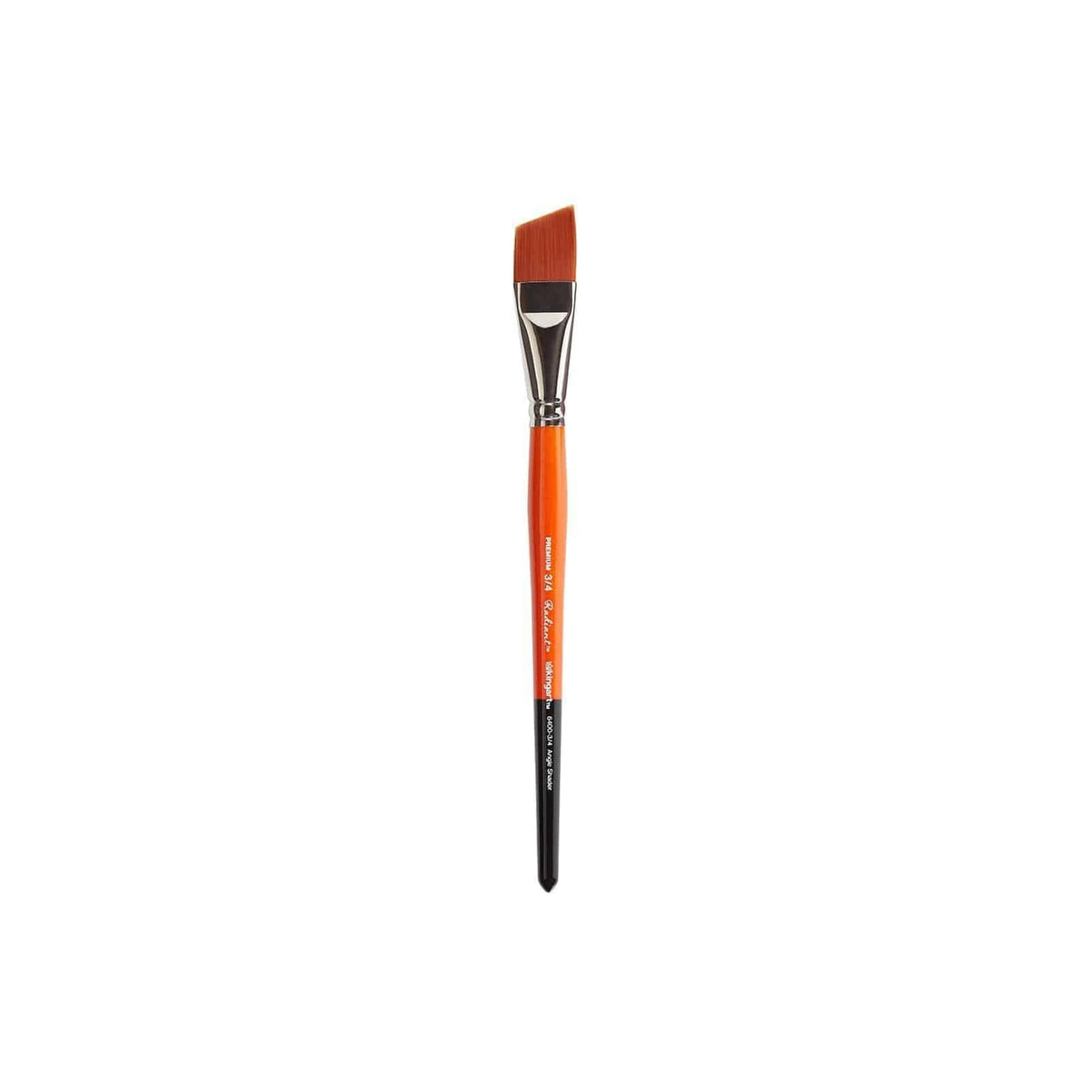 KINGART Paint Brush, 3/4, Orange & Black