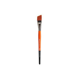KINGART Paint Brush, 3/4, Orange & Black
