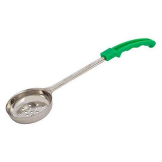 American Metalcraft Spoon, 4-Ounce (Pack of 1), Silver/Green