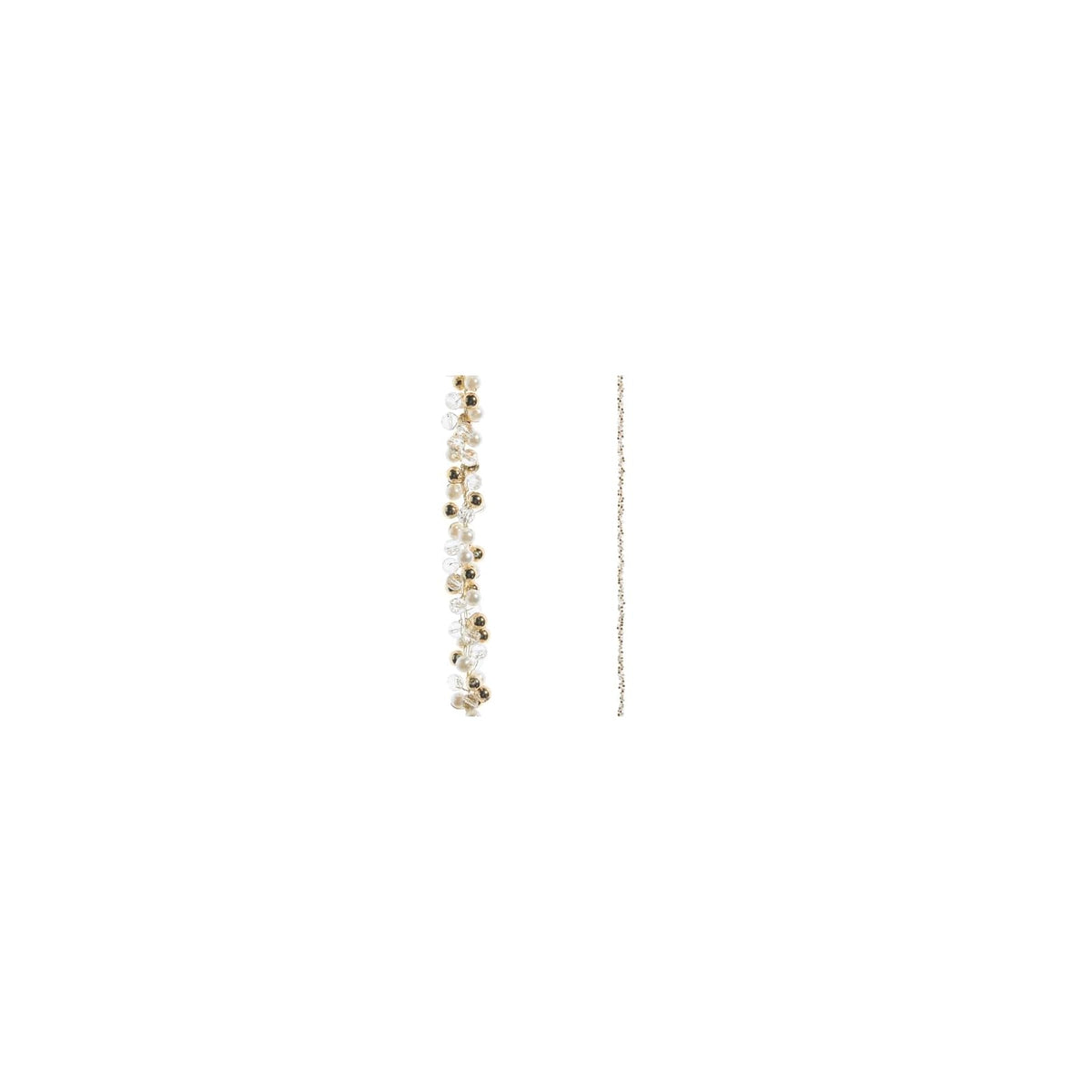 RAZ Imports Garland, 5.5 feet, Gold, Green