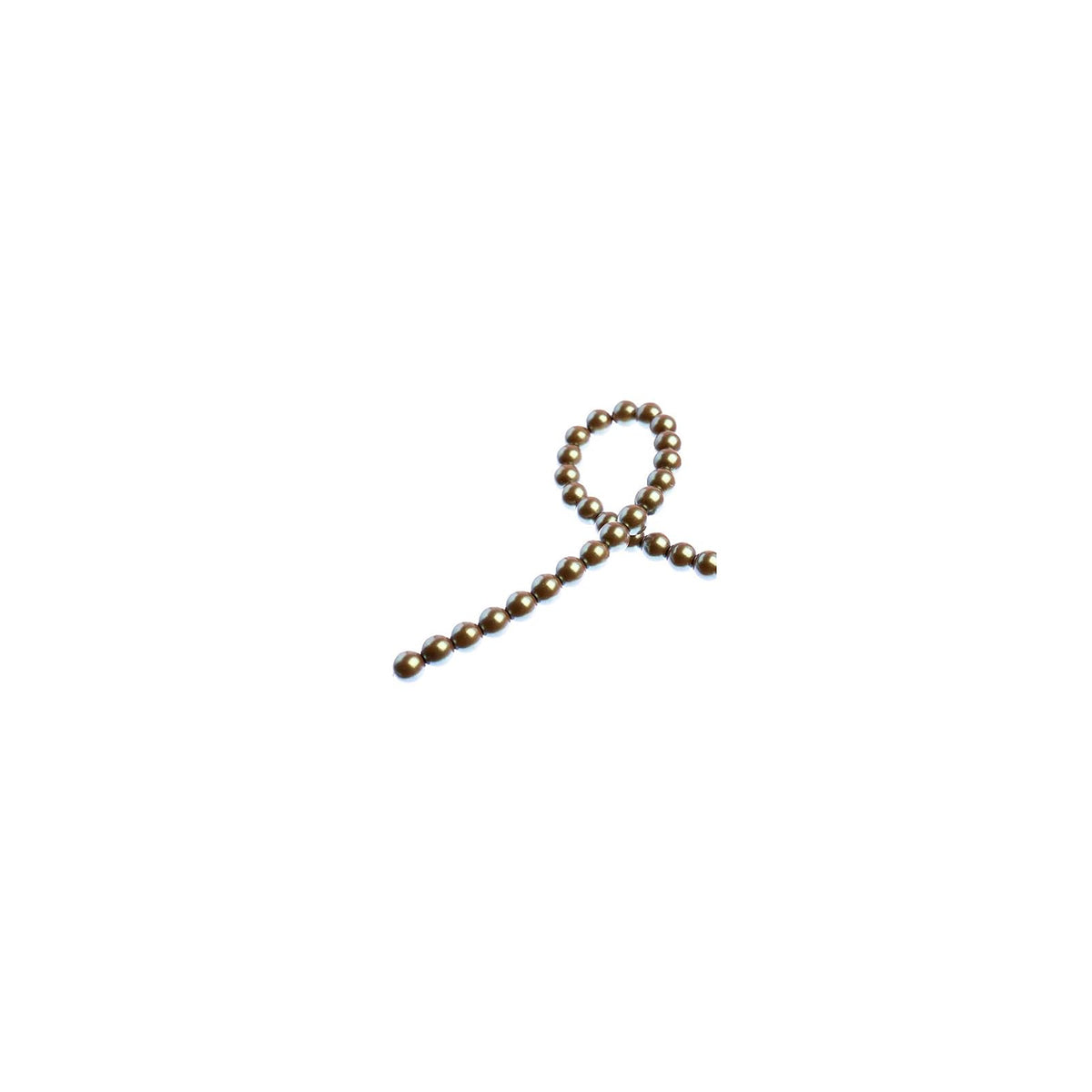 John Bead Craft Bead, 6mm, Iridescent Hazelnut