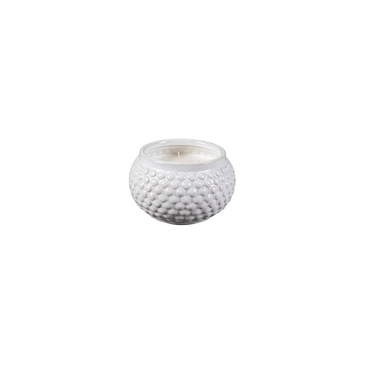 Flora Bunda Candle, White