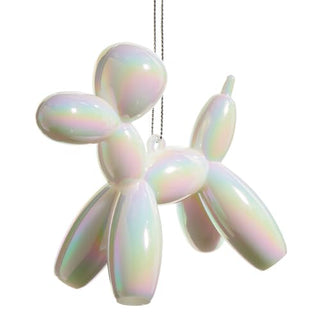 RAZ Imports Hanging Ornament, 3.75-Inch, White - Pearl