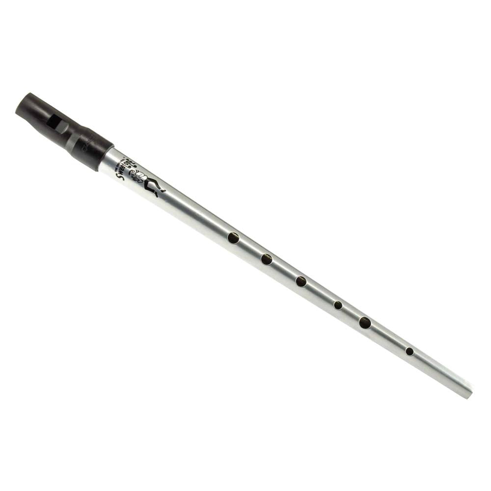 Hall Crystal Flutess Clarke Sweetone Tinwhistle - Key of 'C' - Silver