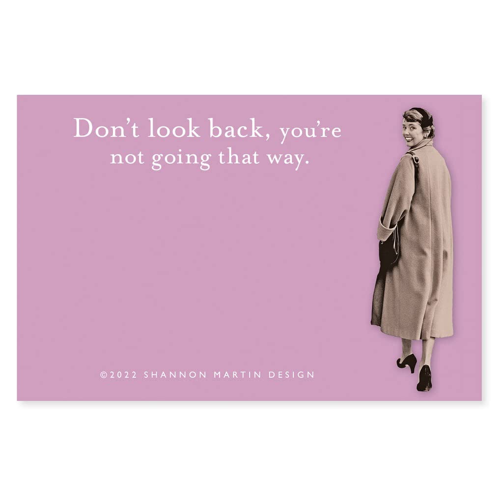 Shannon Martin Design Self Stick Note, 2 7/8 x 4 3/8 inches, Purple