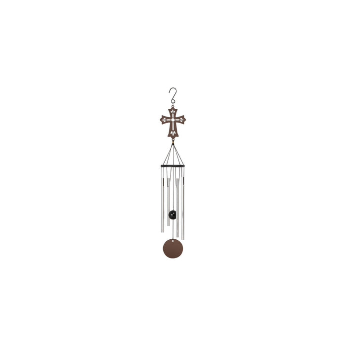 Carson Wind Chime, Gray/Brown