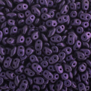 John Bead Craft Bead, Small, Metallic Suede Purple