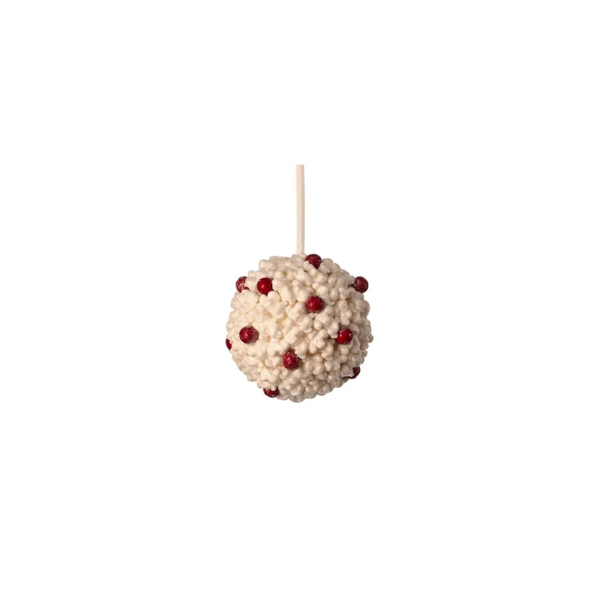Regency International Hanging Ornament, Cream Red