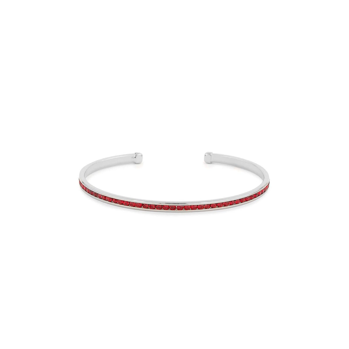 Maya J Bracelet, White Gold (Ruby), Contemporary