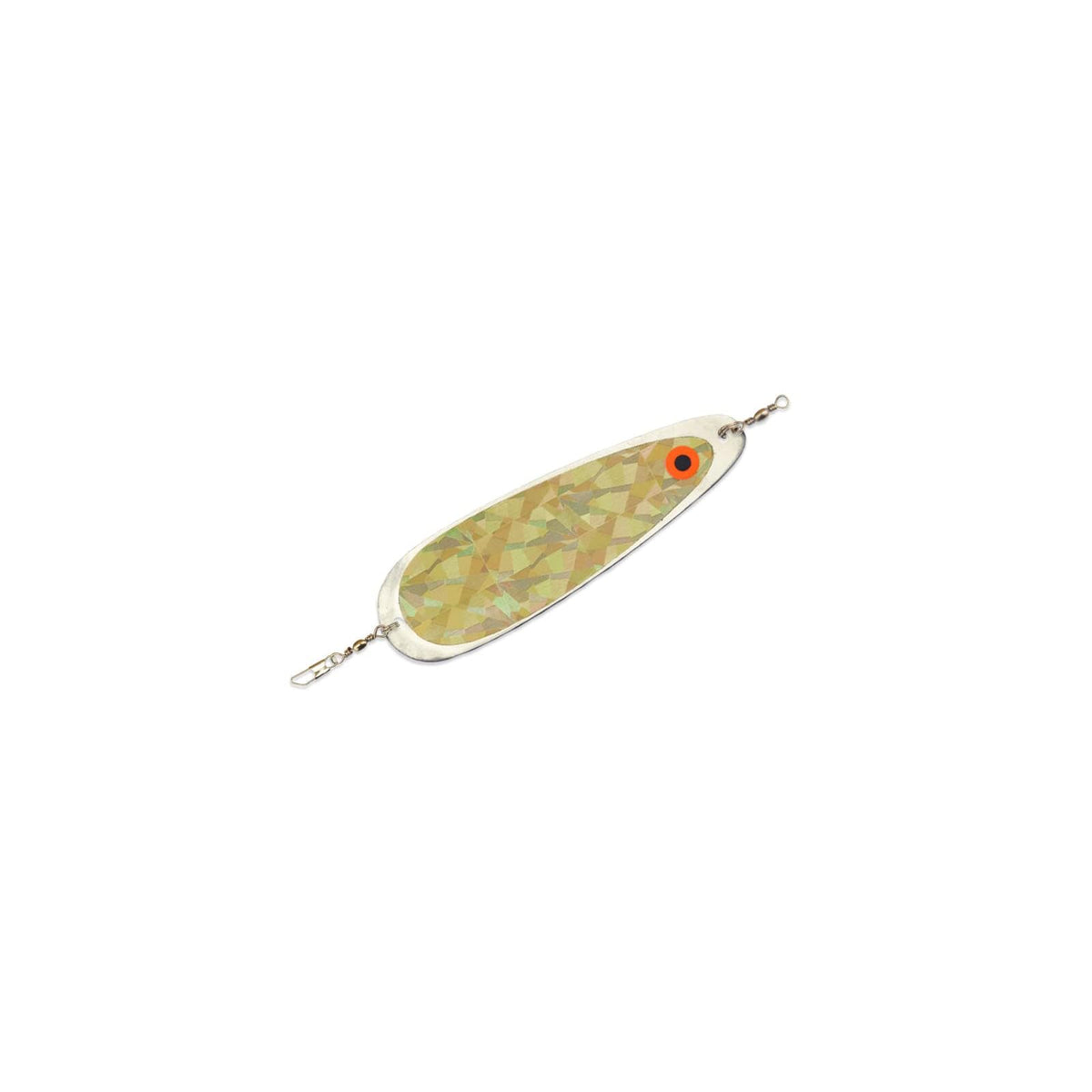 Mack's Lure Fishing Hook, 4 in., Nickel/Gold